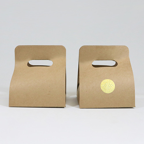 크라프트 스낵박스  깔끔한 미니 포장 상자  악세사리 선물용 인쇄제작가능