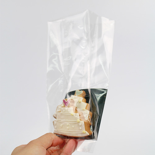 투명 쿠키봉투 M방형 (100매)제과 베이커리 카페 디저트포장 비닐팩
