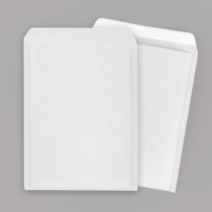 화이트 종이 안전봉투(100매)10가지 사이즈 흰색 모조지 재질의 종이 에어캡(뽁뽁이)내장 우편 택배 선물 포장 접착식 봉투